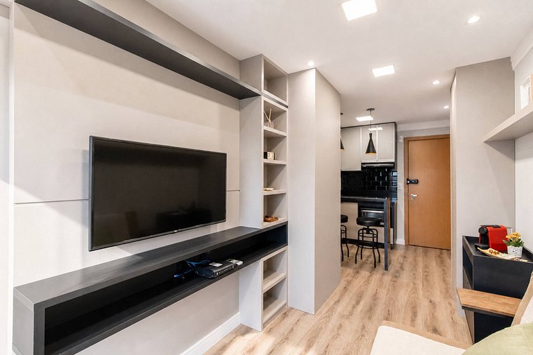 Cozy Studio 021610 · Piscina + Academia + Vaga