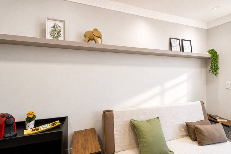 Cozy Studio 021610 · Piscina + Academia + Vaga
