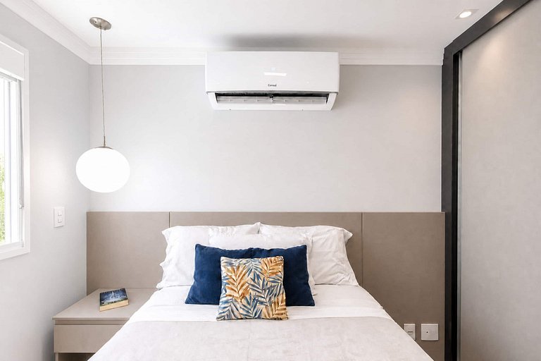 Cozy Studio 021610 · Piscina + Academia + Vaga