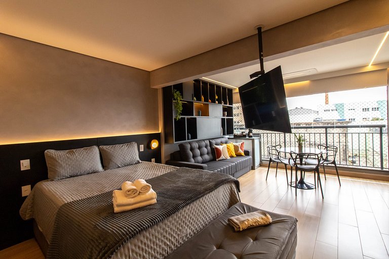 Concept Home Studio 05210 Piscina+Vaga · 7 km GRU