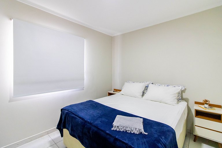 Apartamento aconchegante 0682 · 2 quartos + vaga · Shopping