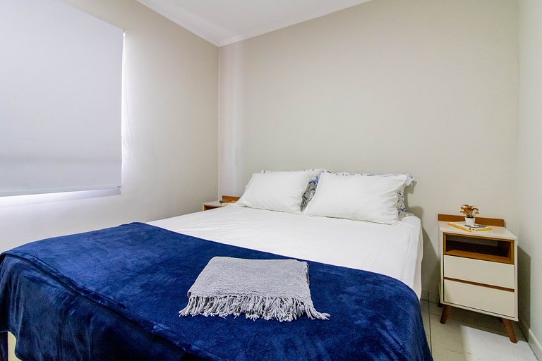 Apartamento aconchegante 0682 · 2 quartos + vaga · Shopping