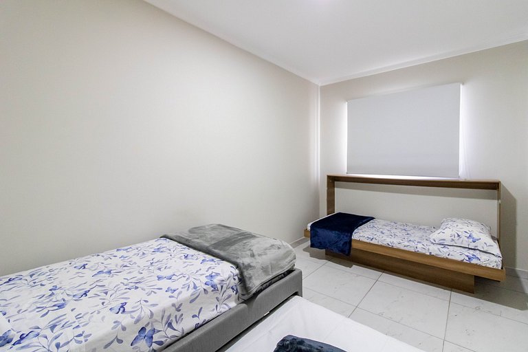 Apartamento aconchegante 0682 · 2 quartos + vaga · Shopping