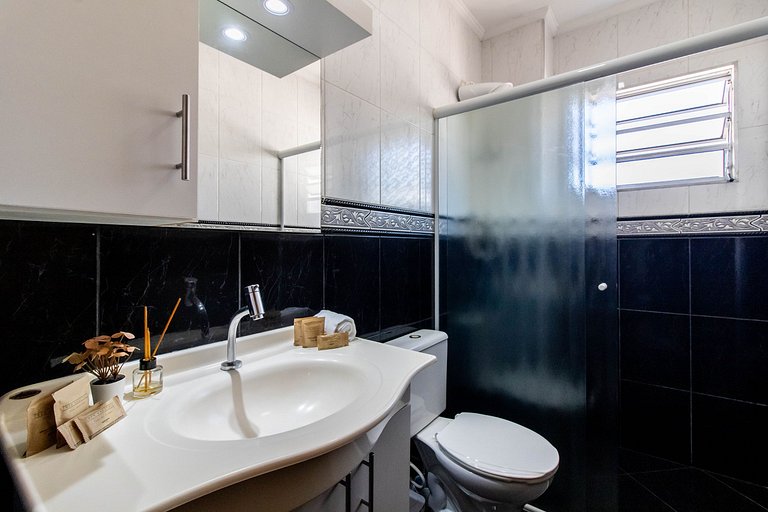 Apartamento aconchegante 0682 · 2 quartos + vaga · Shopping