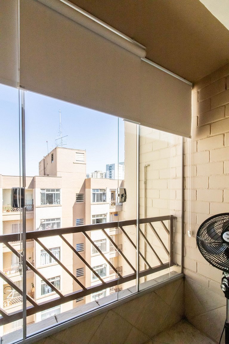 Apartamento aconchegante 0682 · 2 quartos + vaga · Shopping