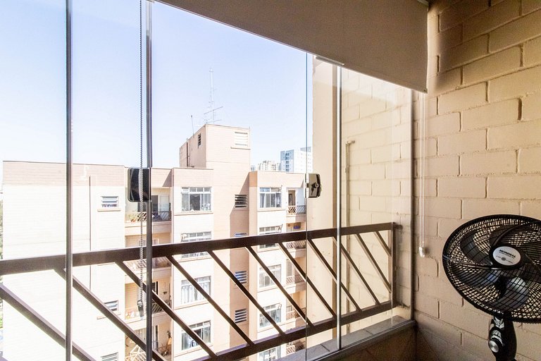 Apartamento aconchegante 0682 · 2 quartos + vaga · Shopping