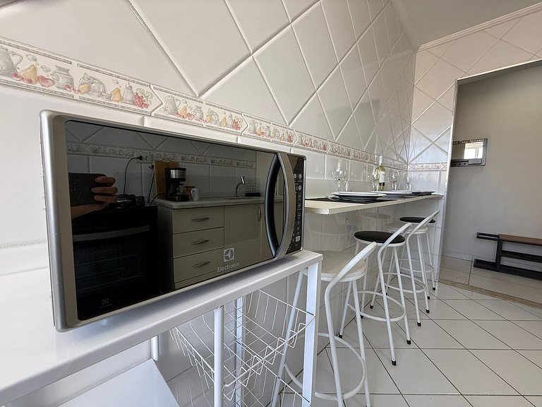 Apartamento aconchegante 0682 · 2 quartos + vaga · Shopping
