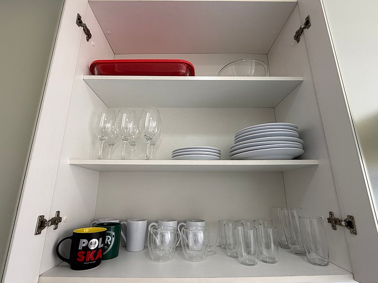Apartamento aconchegante 0682 · 2 quartos + vaga · Shopping