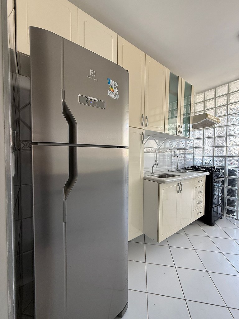 Apartamento aconchegante 0682 · 2 quartos + vaga · Shopping