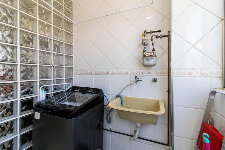 Apartamento aconchegante 0682 · 2 quartos + vaga · Shopping