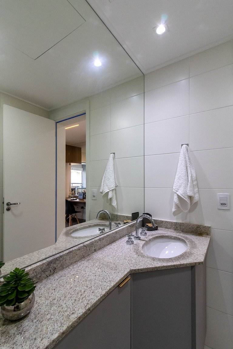 Horizon Studio 05113 · Piscina+Vaga+7km GRU Aiport