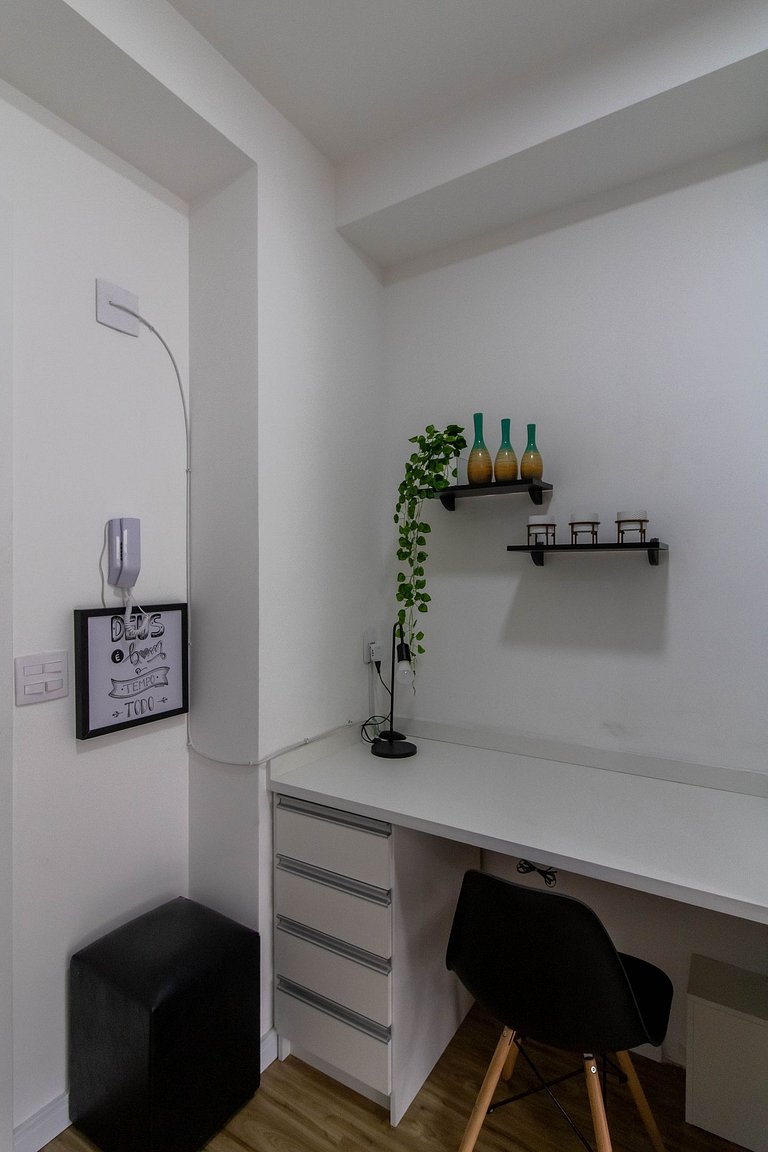 Giardino Smart Studio 05205 · 7 km GRU+Vaga+Pisc