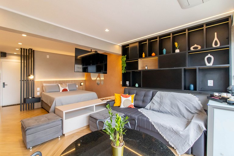 Atmosphere Home Studio 05310 · 7 km GRU Vaga+Lazer