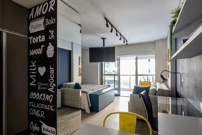 Studio moderno e sofisticado, Centro São Paulo 117