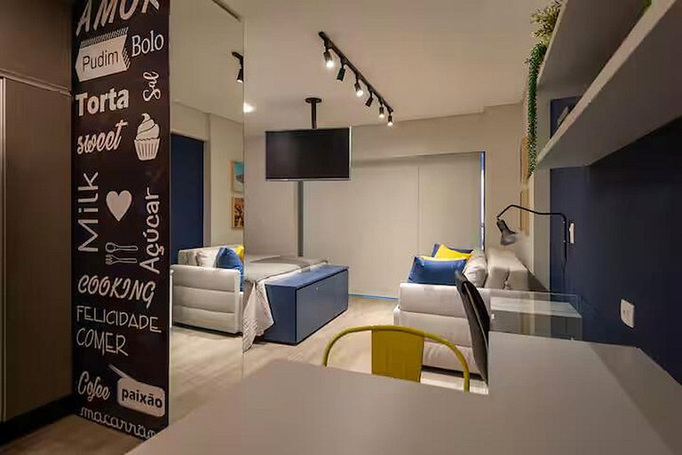 Studio moderno e sofisticado, Centro São Paulo 117