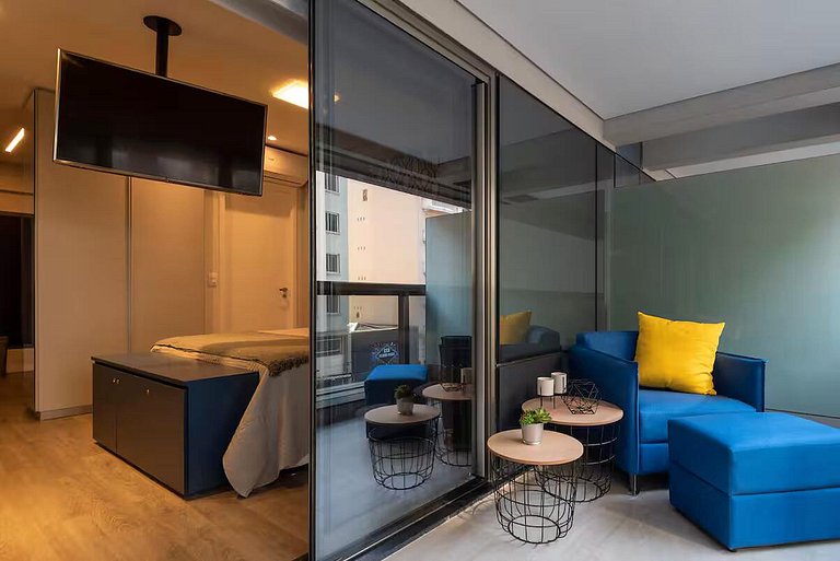 Studio moderno e sofisticado, Centro São Paulo 117
