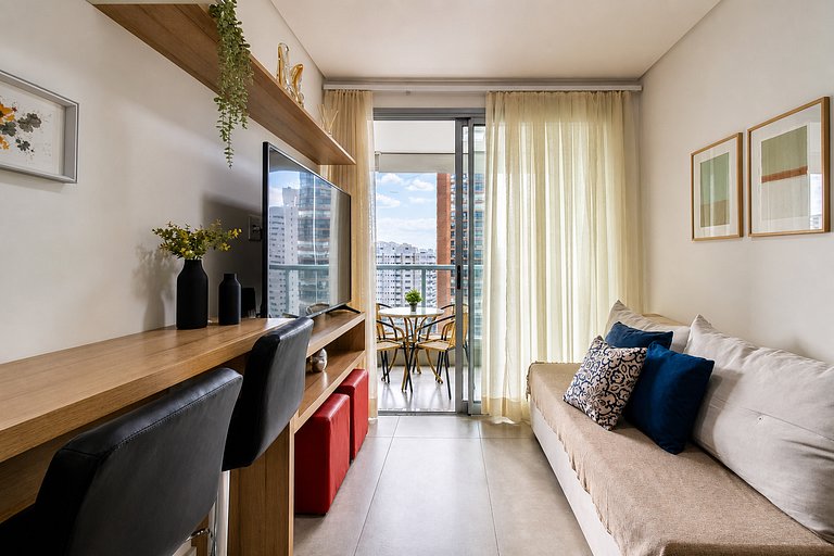 Patteo Charm Apartment 031003 Vaga + Central + GRU