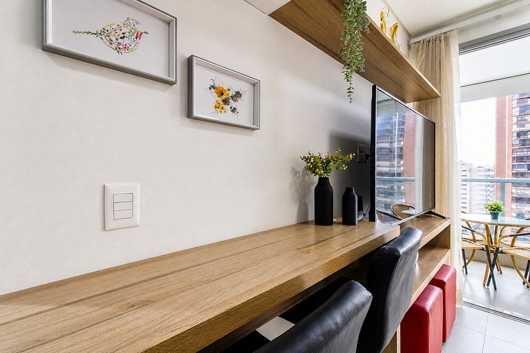 Patteo Charm Apartment 031003 Vaga + Central + GRU