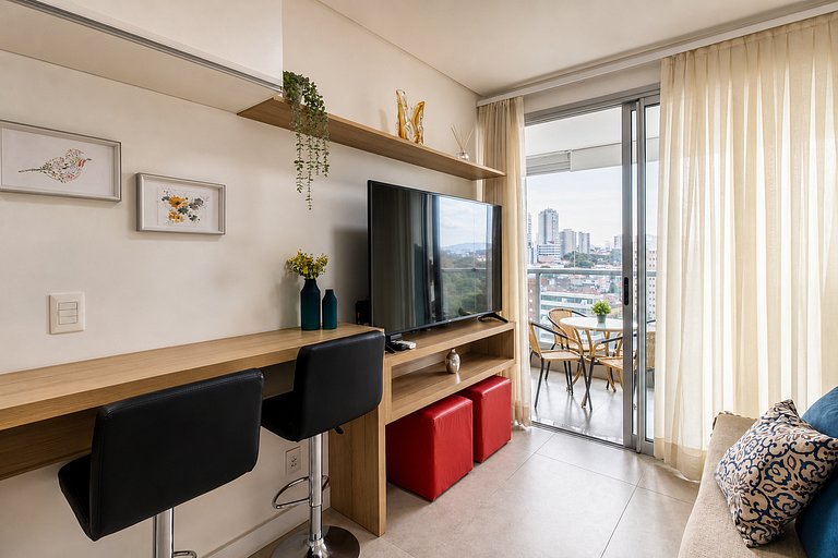 Patteo Charm Apartment 031003 Vaga + Central + GRU