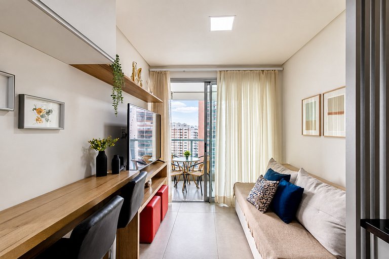 Patteo Charm Apartment 031003 Vaga + Central + GRU