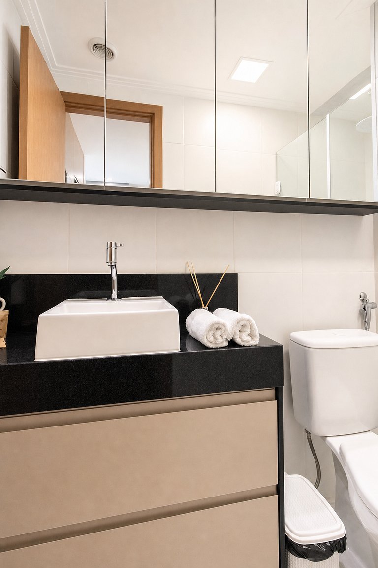 Cozy Studio 021610 · Piscina + Academia + Vaga