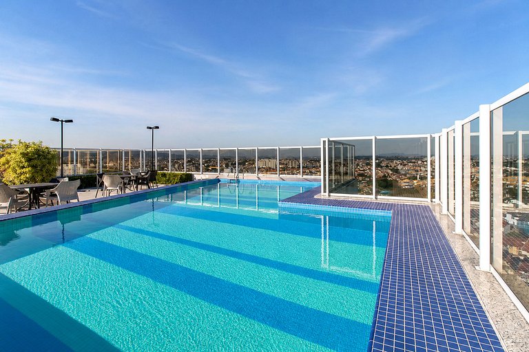 Cozy Studio 021610 · Piscina + Academia + Vaga